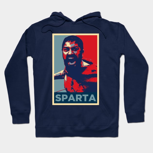 This Is Sparta! 300 Poster Hoodie by scribblejuice